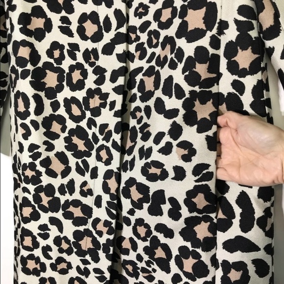 Ann Taylor Spring Leopard Coat Jacket XXSP - Picture 7 of 11